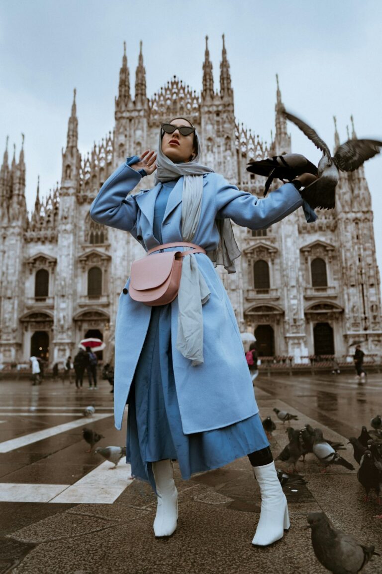Storm & Silhouette: The Timeless Allure of Double-Breasted Storm Trench Coats